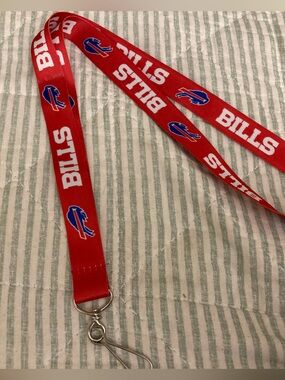 Buffalo Bills Lanyard 20 inch Silver Clip